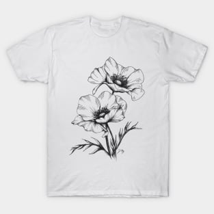 Anemone Flowers T-Shirt